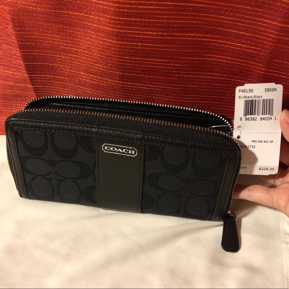 Coach Zip Around Wallet